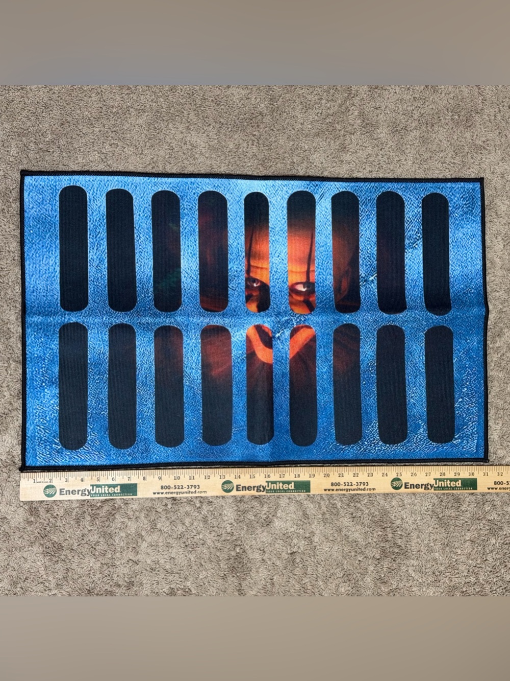Pennywise Clown Door Mat 3D Illusion Halloween Decor- New